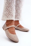 Baleriny Model Tinara T613P Beige 