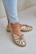 Baleriny Model Zazoo 10179 Gold 