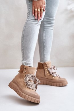Botki Model Alcyhen 24BT26-7929 Brown 