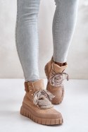 Botki Model Alcyhen 24BT26-7929 Brown 