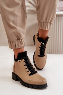 Botki Model Erisabelle RMR23123-12 Beige 