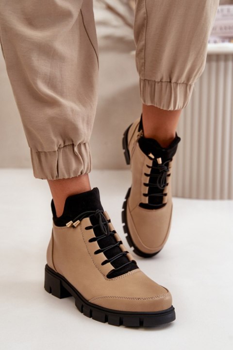 Botki Model Erisabelle RMR23123-12 Beige Botki Model Erisabelle RMR23123-12 Beige