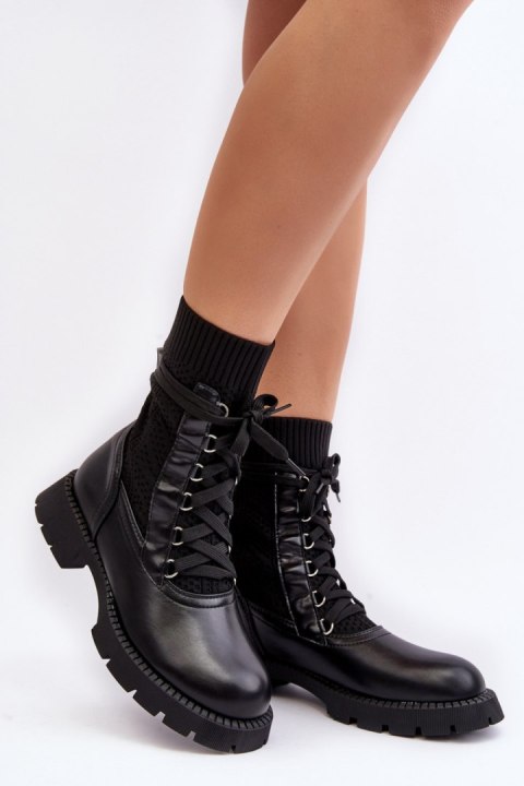 Botki Model Gentiana 8573A Black Botki Model Gentiana 8573A Black