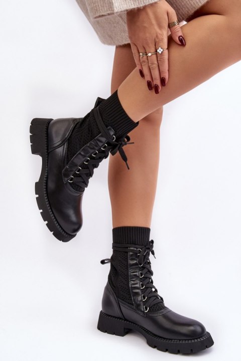 Botki Model Gentiana 8573A Black Botki Model Gentiana 8573A Black