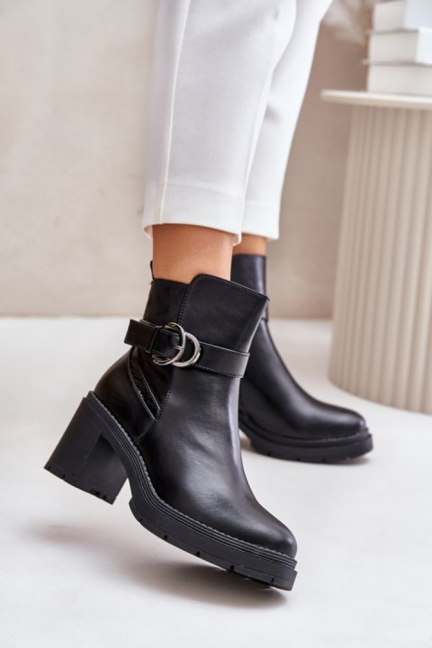 Botki Model Inabelle M767 Black Botki Model Inabelle M767 Black