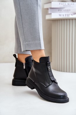 Botki Model Komisa 24BT15-7459 Black 