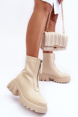 Botki Model Kusma JJ52P Beige 