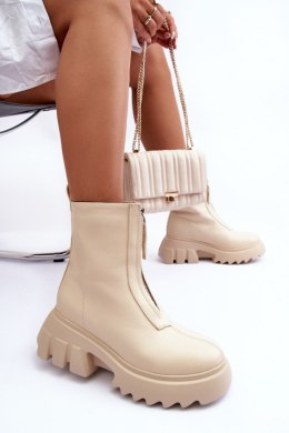Botki Model Kusma JJ52P Beige 