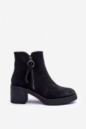 Botki Model Limoso M706 Black Zamsz 