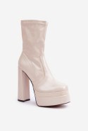 Botki Model Lotisha C-244 Beige 