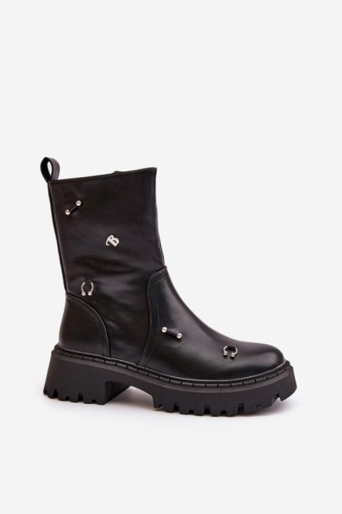 Botki Model Reritha QH7817 Black Botki Model Reritha QH7817 Black