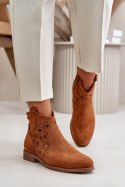 Botki Model S.Barski HY42-081 Camel 