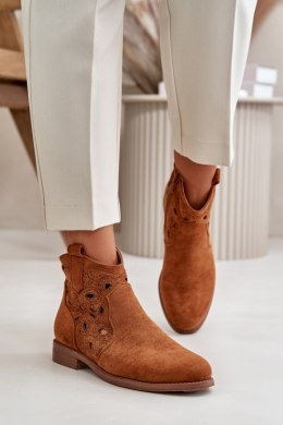 Botki Model S.Barski HY42-081 Camel 
