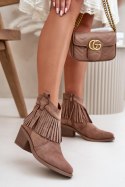 Botki Model S.Barski HY42-127 Brown 