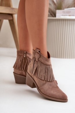 Botki Model S.Barski HY42-127 Brown 