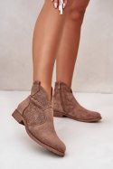 Botki Model S.Barski HY42-151 Brown 