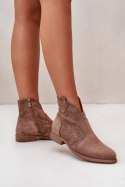 Botki Model S.Barski HY42-151 Brown 