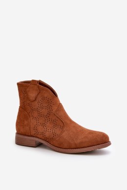 Botki Model S.Barski HY42-151 Camel 