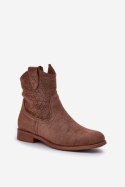 Botki Model S.Barski HY51-063 Brown 