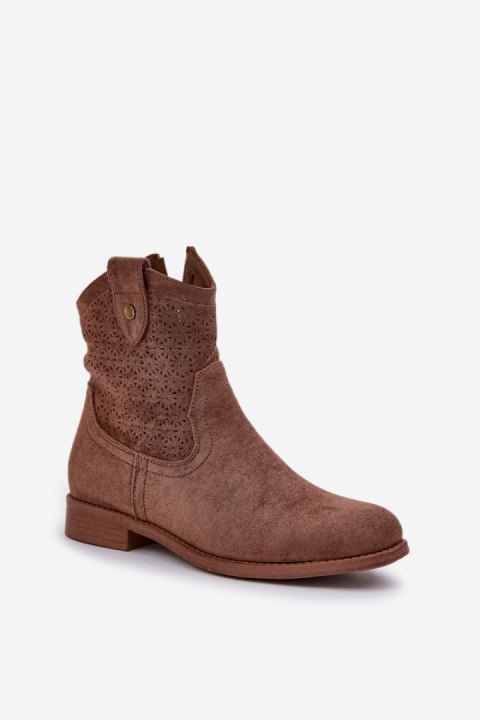 Botki Model S.Barski HY51-063 Brown Botki Model S.Barski HY51-063 Brown