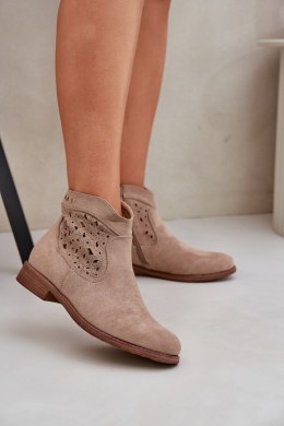 Botki Model S.Barski HY51-113 Beige 