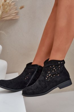 Botki Model S.Barski HY51-113 Black 