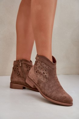 Botki Model S.Barski HY51-113 Brown 