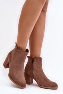 Botki Model Selela 23ZSSQ6936-11 Brown 