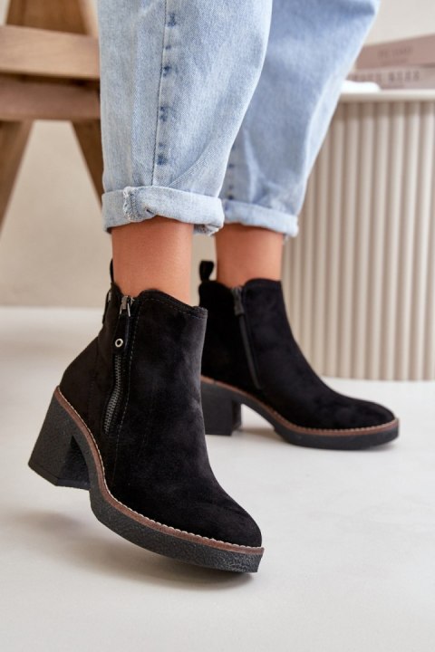 Botki Model Velarilla KE221 Black Botki Model Velarilla KE221 Black