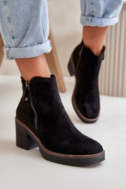 Botki Model Velarilla KE221 Black 