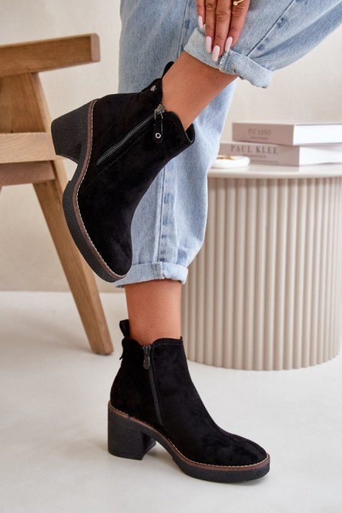 Botki Model Velarilla KE221 Black Botki Model Velarilla KE221 Black