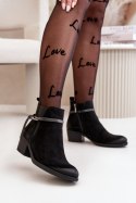 Botki Model Zazoo 60478 Black 