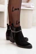 Botki Model Zazoo 60478 Black 