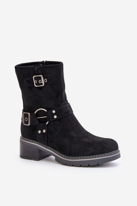 Botki Model Zudra 7280 Black Botki Model Zudra 7280 Black