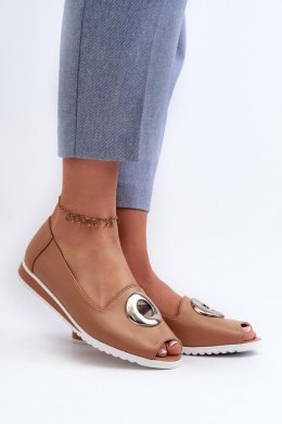 Czółenka Model Biolita ASA135-16 Dark Beige 