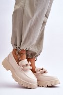 Mokasyny Model Big Star LL274581 Beige 