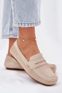 Mokasyny Model Big Star RR274947 Beige 