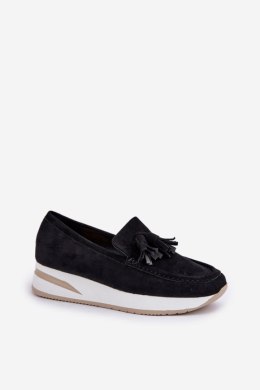Mokasyny Model Challavia G-55 Black 