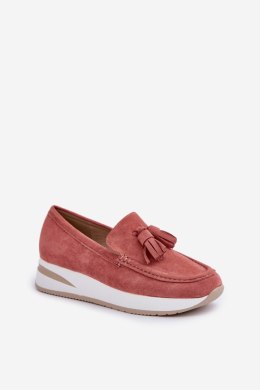 Mokasyny Model Challavia G-55 Pink 