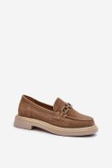 Mokasyny Model DA TW101 Brown 