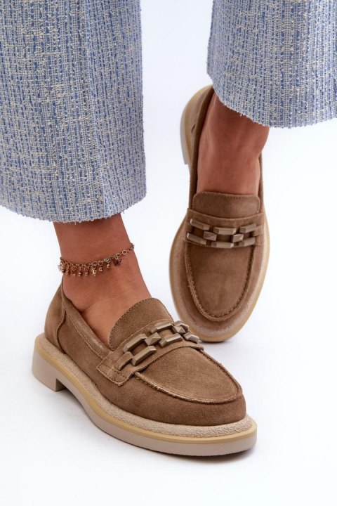 Mokasyny Model DA TW101 Brown Mokasyny Model DA TW101 Brown