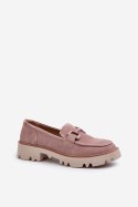 Mokasyny Model DA TW117 Pink 