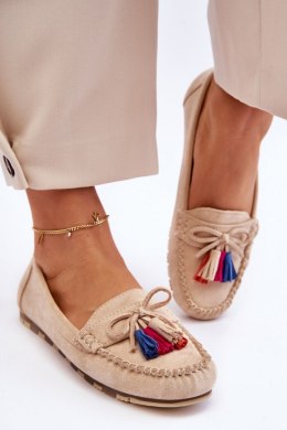 Mokasyny Model Dorine GS37 Beige 