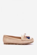 Mokasyny Model Dorine GS37 Beige 
