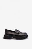 Mokasyny Model Flanila 62124 Black Skóra 