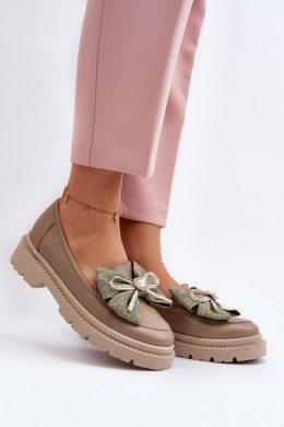 Mokasyny Model Laura Messi 2787/252 Beige 