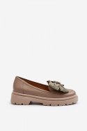 Mokasyny Model Laura Messi 2787/252 Beige 