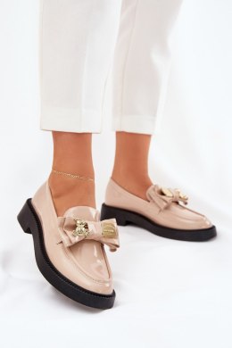Mokasyny Model Leandriel G1769 Beige 