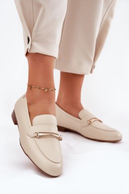 Mokasyny Model Maciejka K6809-04 Beige 