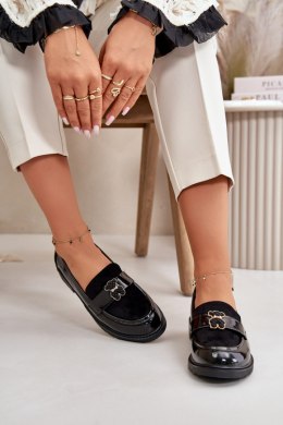 Mokasyny Model S.Barski HY42-339A Black Lakier 